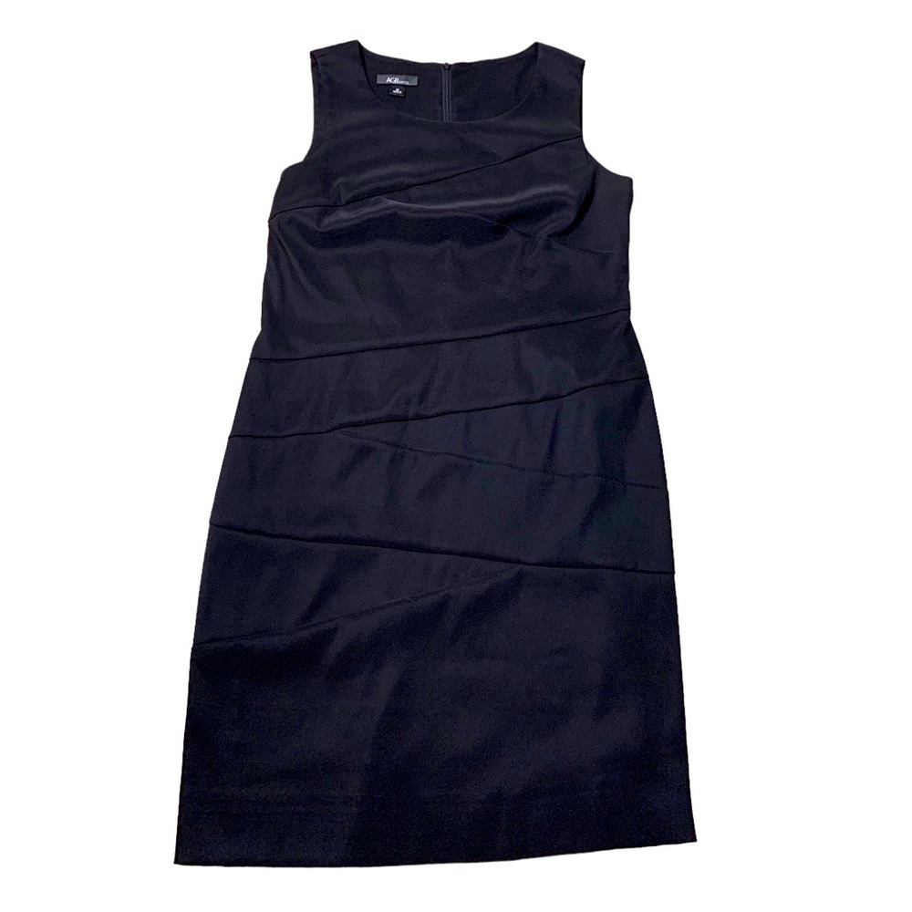 AGB | Little Black Dress LBD Size 10 Stretch Form Fitting Sleek Sleeveless